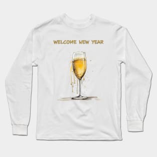 Welcome New Year 2024 Long Sleeve T-Shirt